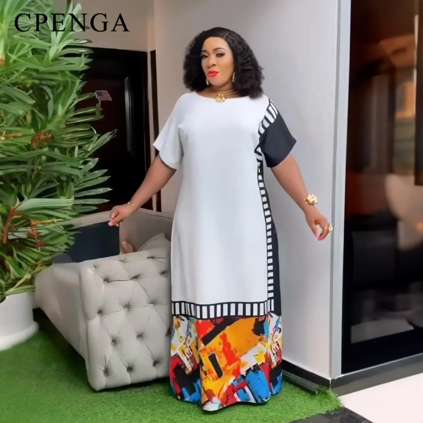 2023 Print African Maxi Dress for Women Elegant Lady Party Gown Dashiki Ankara Clothing Plus Size Casual Outfits Muslim Kaftan
2023 Print African Maxi Dress for Women Elegant Lady Party Gown Dashiki Ankara Clothing Plus Size Casual Outfits Muslim Kaftan