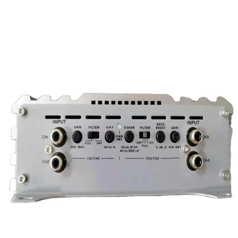 4-Channel Power Car Amplifier Class AB Aluminium Material with Integrated Equalizers and Crossovers
4-Channel Power Car Amplifier Class AB Aluminium Material with Integrated Equalizers and Crossovers