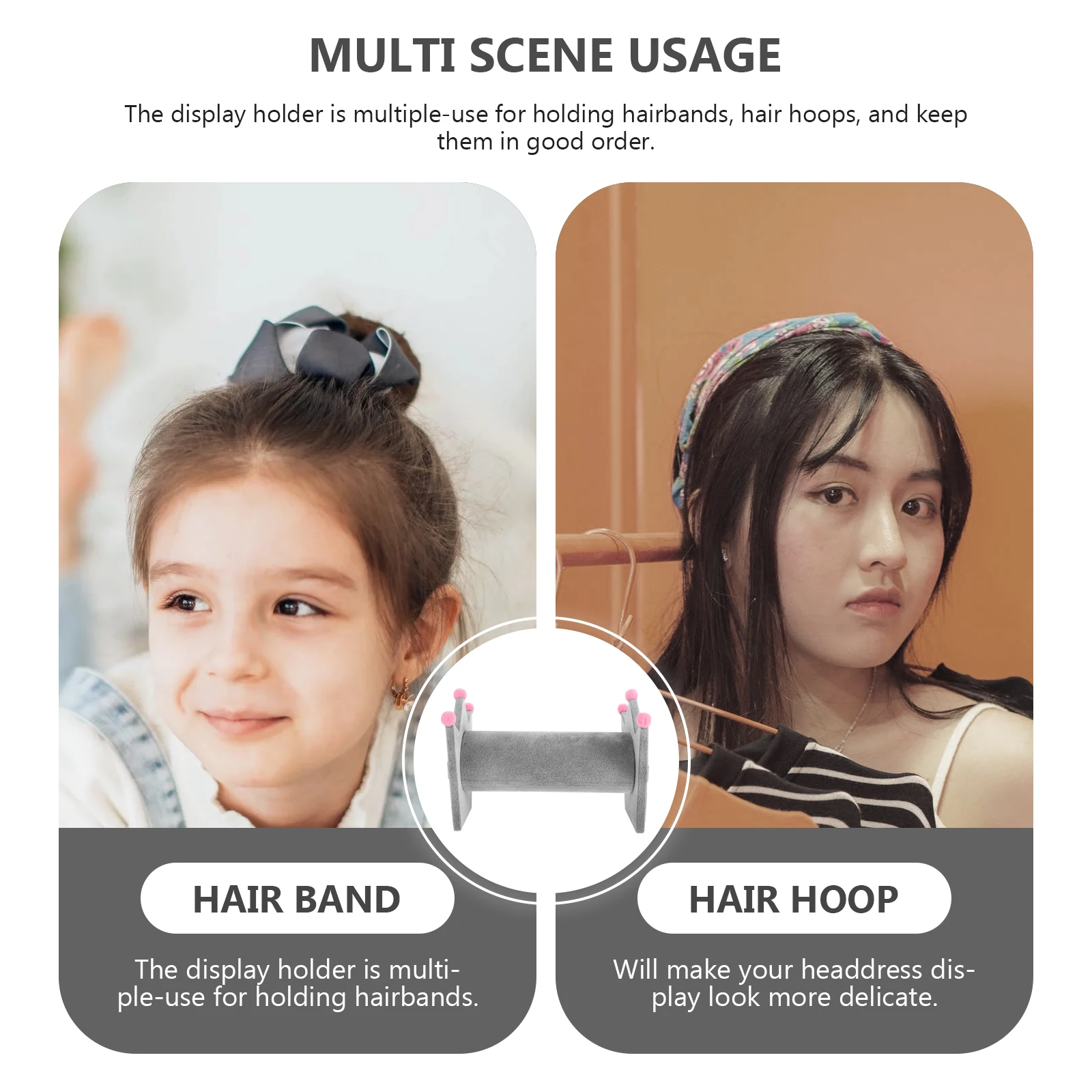 Stylish Durable Hair Hoops Storage Rack Display Shelf For Hairbands Organizer Holder Home Shop Use Travel Vendor Friendly
Stylish Durable Hair Hoops Storage Rack Display Shelf For Hairbands Organizer Holder Home Shop Use Travel Vendor Friendly