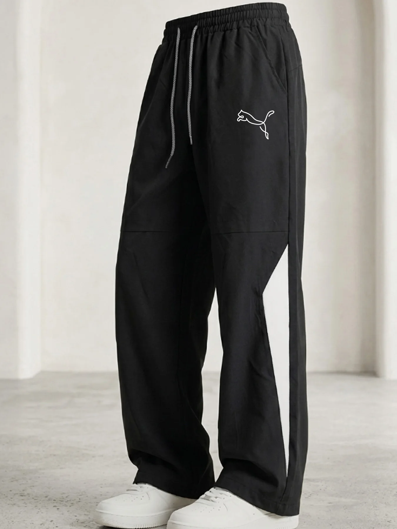 A2-8-Men's Color Blocking Drawstring Loose-Fit Casual Jogger Pants, Lightweight Sports Style Outdoor Commuting Trousers Unisex
A2-8-Men's Color Blocking Drawstring Loose-Fit Casual Jogger Pants, Lightweight Sports Style Outdoor Commuting Trousers Unisex