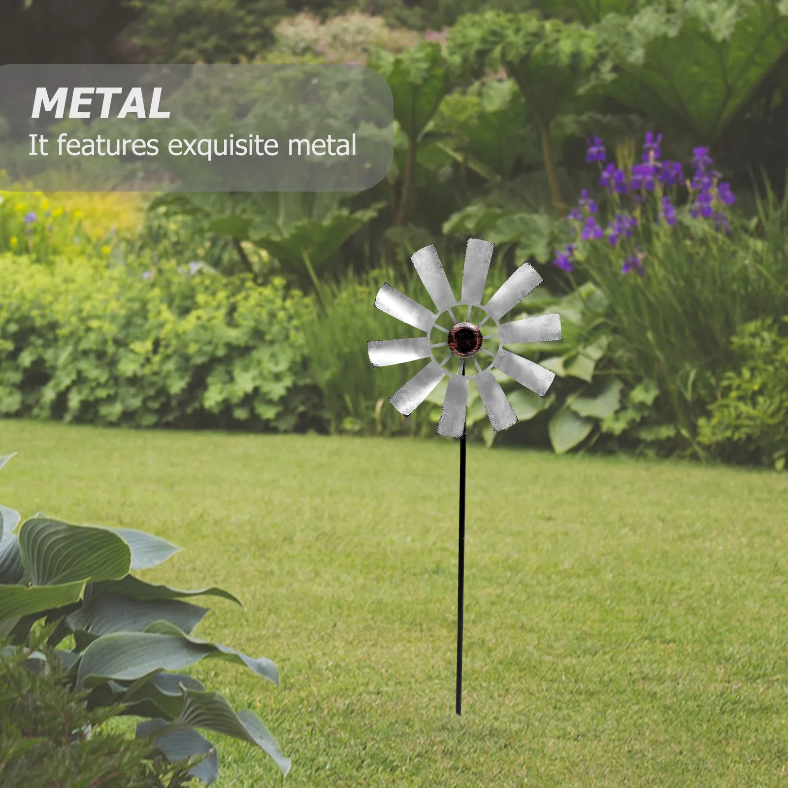 Iron Metal Large Windmill Decoration Rotatable Outdoor Garden Pinwheel Yard Decor Durable Sturdy Wind Spinner for Lawn
Iron Metal Large Windmill Decoration Rotatable Outdoor Garden Pinwheel Yard Decor Durable Sturdy Wind Spinner for Lawn
