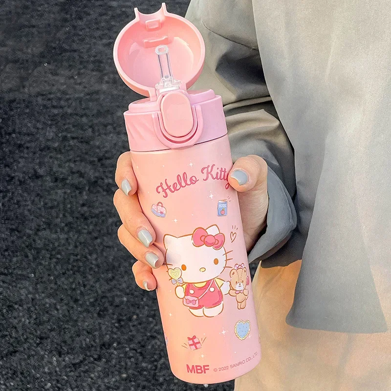 420ml Sanrios HelloKittys Vacuum Cup Anime Good-looking Cute and Portable Vacuum Flask Student Drinking Kettle Stainless Steel
420ml Sanrios HelloKittys Vacuum Cup Anime Good-looking Cute and Portable Vacuum Flask Student Drinking Kettle Stainless Steel