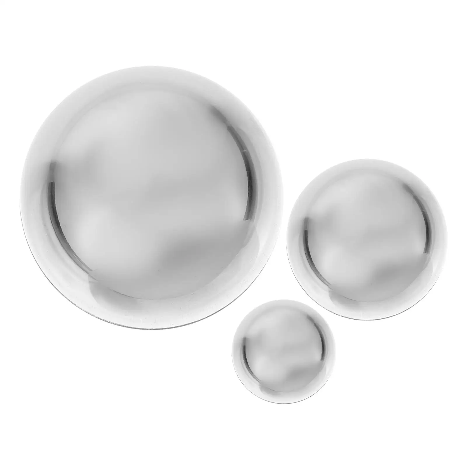 3 Pcs Steel Semi Sphere Decoration Polished Half Balls Garden Chrome Spheres Hollow Design Stainless Steel Hollow Ball Durable
3 Pcs Steel Semi Sphere Decoration Polished Half Balls Garden Chrome Spheres Hollow Design Stainless Steel Hollow Ball Durable