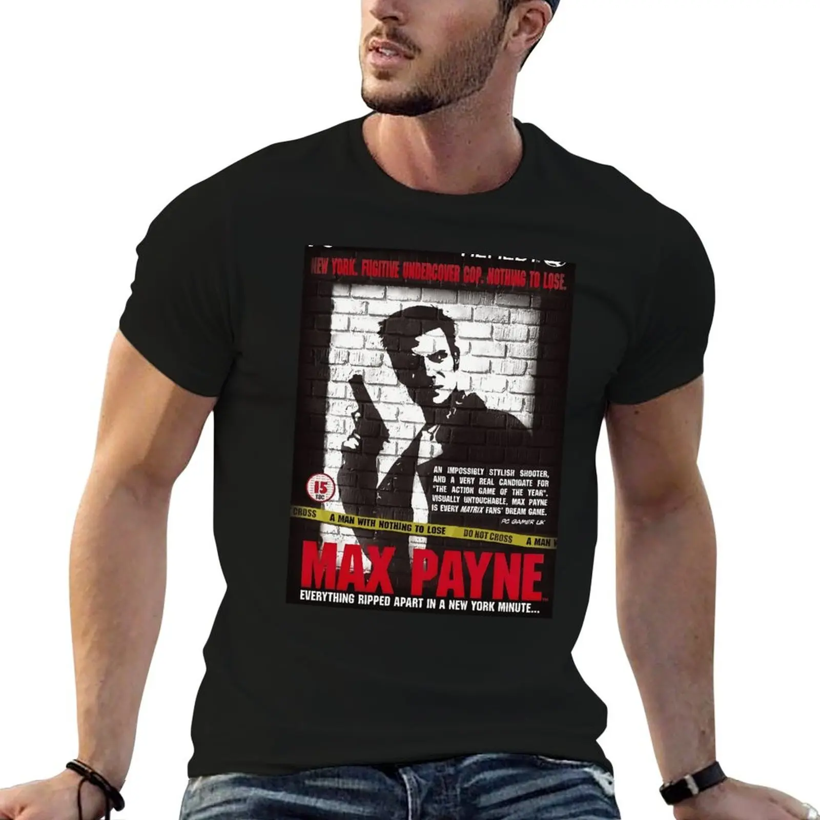 Max Payne Vintage T-Shirt black cotton t-shirt plain for man package man t shirts for men casual cotton tshirt 100% T-Shirt
Max Payne Vintage T-Shirt black cotton t-shirt plain for man package man t shirts for men casual cotton tshirt 100% T-Shirt