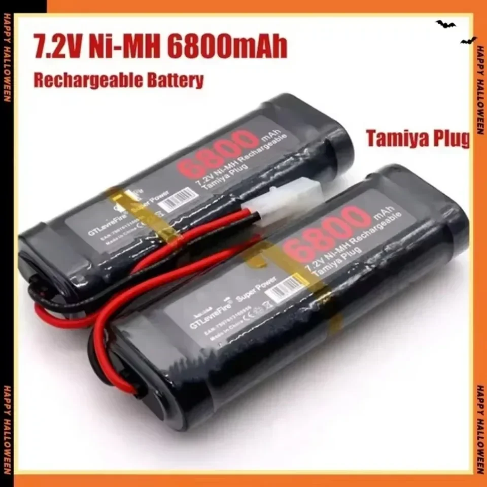 NiMH аккумулятор Daweikala 7,2 В, аккумулятор 6800 мАч, упаковка RCcar Truck Bugibot Tank Ni MhBattery Grey Dinner Power Supply, с Tamiya Conn
NiMH аккумулятор Daweikala 7,2 В, аккумулятор 6800 мАч, упаковка RCcar Truck Bugibot Tank Ni MhBattery Grey Dinner Power Supply, с Tamiya Conn