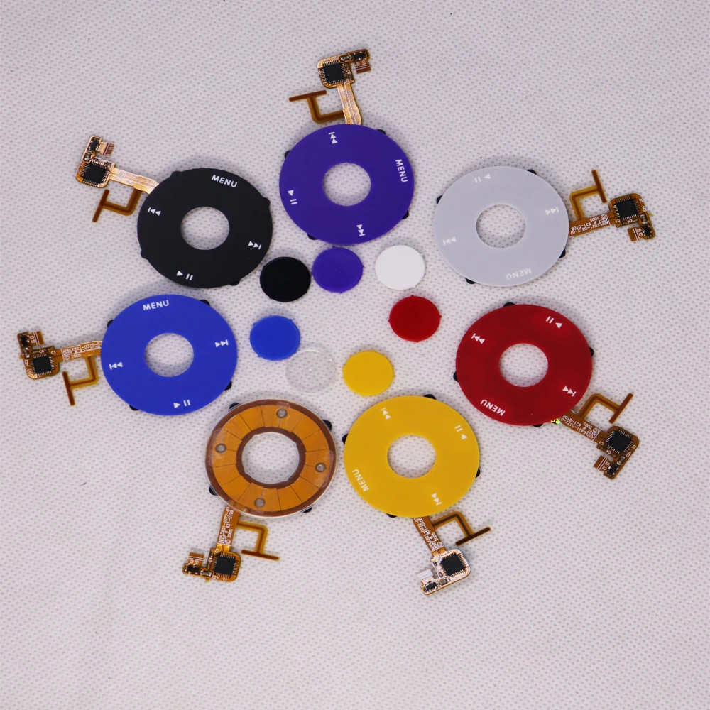 Clickwheel flex center button key for iPod 5th 5.5th Video 30GB 60GB 80GB Red Black White Yellow Purple Blue Clear A1136
Clickwheel flex center button key for iPod 5th 5.5th Video 30GB 60GB 80GB Red Black White Yellow Purple Blue Clear A1136