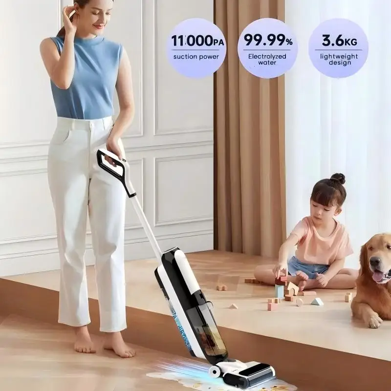 Brushless Motor Self-Cleaning Wet Dry Vacuum Cleaner HEPA Filter LED Display Handheld Stick Floor Washer for Home and Hotel Use
Brushless Motor Self-Cleaning Wet Dry Vacuum Cleaner HEPA Filter LED Display Handheld Stick Floor Washer for Home and Hotel Use