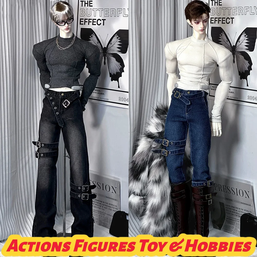 Black/Blue Two Colors Big Doll Slim Buckle Strapped Jeans Clothes Accessories For 70 73 75 77 Uncle bjd Body Toys
Black/Blue Two Colors Big Doll Slim Buckle Strapped Jeans Clothes Accessories For 70 73 75 77 Uncle bjd Body Toys