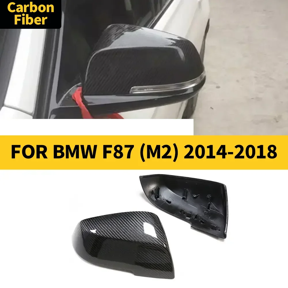 Rearview Mirror Cover for BMW F87 (M2) 2014-2018 Real Carbon Fiber Side Mirror Shells Frame Replacement Case Protector
Rearview Mirror Cover for BMW F87 (M2) 2014-2018 Real Carbon Fiber Side Mirror Shells Frame Replacement Case Protector