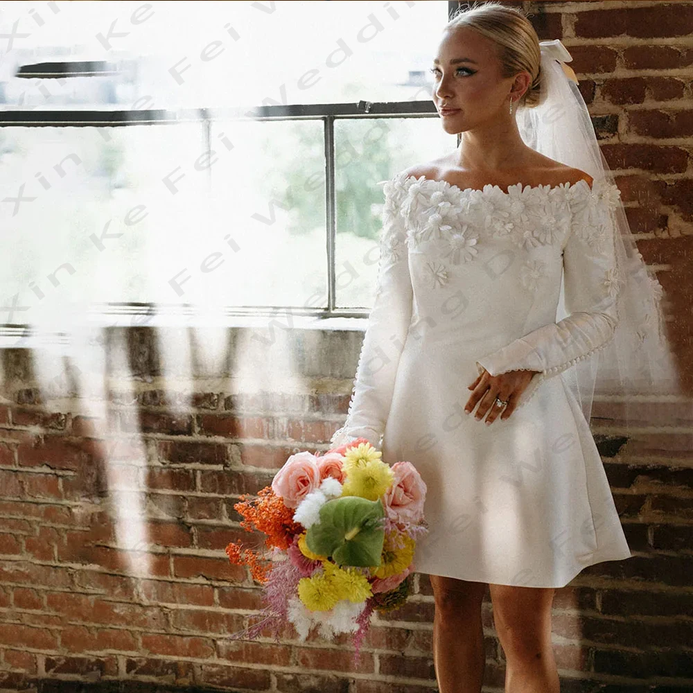 Simple Vintage Wedding Dresses For Women Fashion Exquisite Lace Applique Beautiful Round Neck Long Sleeves Bridal Gowns 2024
Simple Vintage Wedding Dresses For Women Fashion Exquisite Lace Applique Beautiful Round Neck Long Sleeves Bridal Gowns 2024