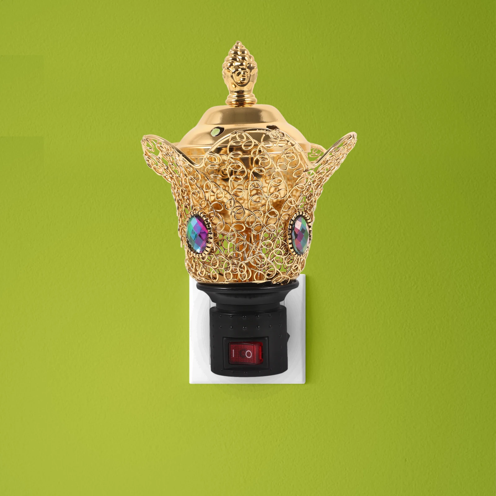 Plug-in Electric Incense Burner Retro Metal Censer Holder for Indoor Decor Office Study Yoga Studio Aromatic Air Freshener
Plug-in Electric Incense Burner Retro Metal Censer Holder for Indoor Decor Office Study Yoga Studio Aromatic Air Freshener