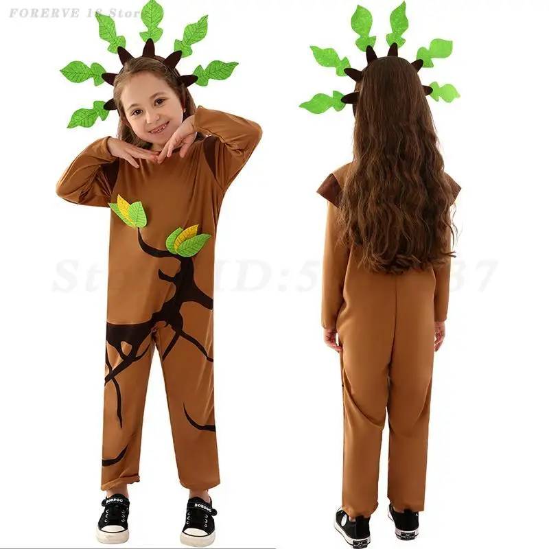Kids Boys Girls Plant Tree Cosplay Costume Funny Forest Creature Tree Party Dress Up Halloween School Role Playing Stage Outfit
Kids Boys Girls Plant Tree Cosplay Costume Funny Forest Creature Tree Party Dress Up Halloween School Role Playing Stage Outfit