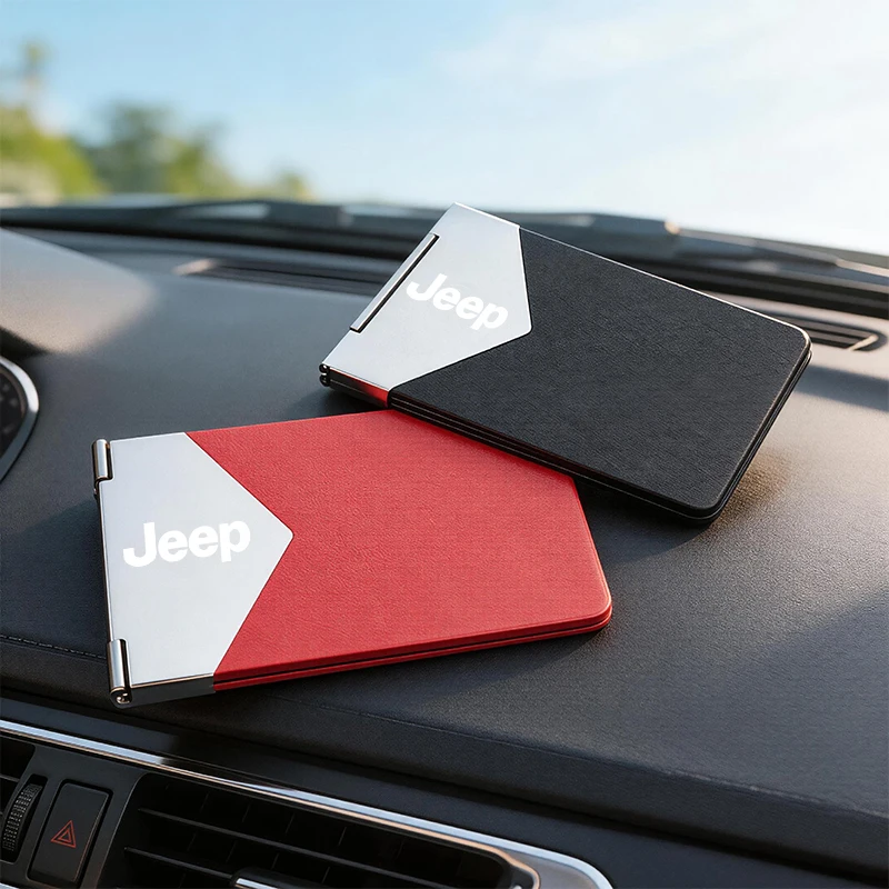 Car Thin Metal Card Case Business Leather Mini Card Holder Wallet Valve Stem For Jeep Renegade Wagoneer Avenger Recon Wrangler
Car Thin Metal Card Case Business Leather Mini Card Holder Wallet Valve Stem For Jeep Renegade Wagoneer Avenger Recon Wrangler