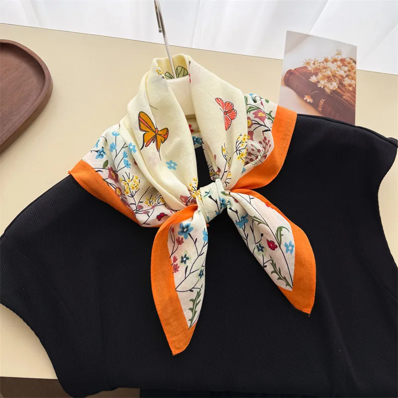Cotton Square Scarf Women's Hijab Print Turban Luxury Fashion Shawl Headscarf Bandana Handkerchief Neckerchief Wraps Headband
Cotton Square Scarf Women's Hijab Print Turban Luxury Fashion Shawl Headscarf Bandana Handkerchief Neckerchief Wraps Headband