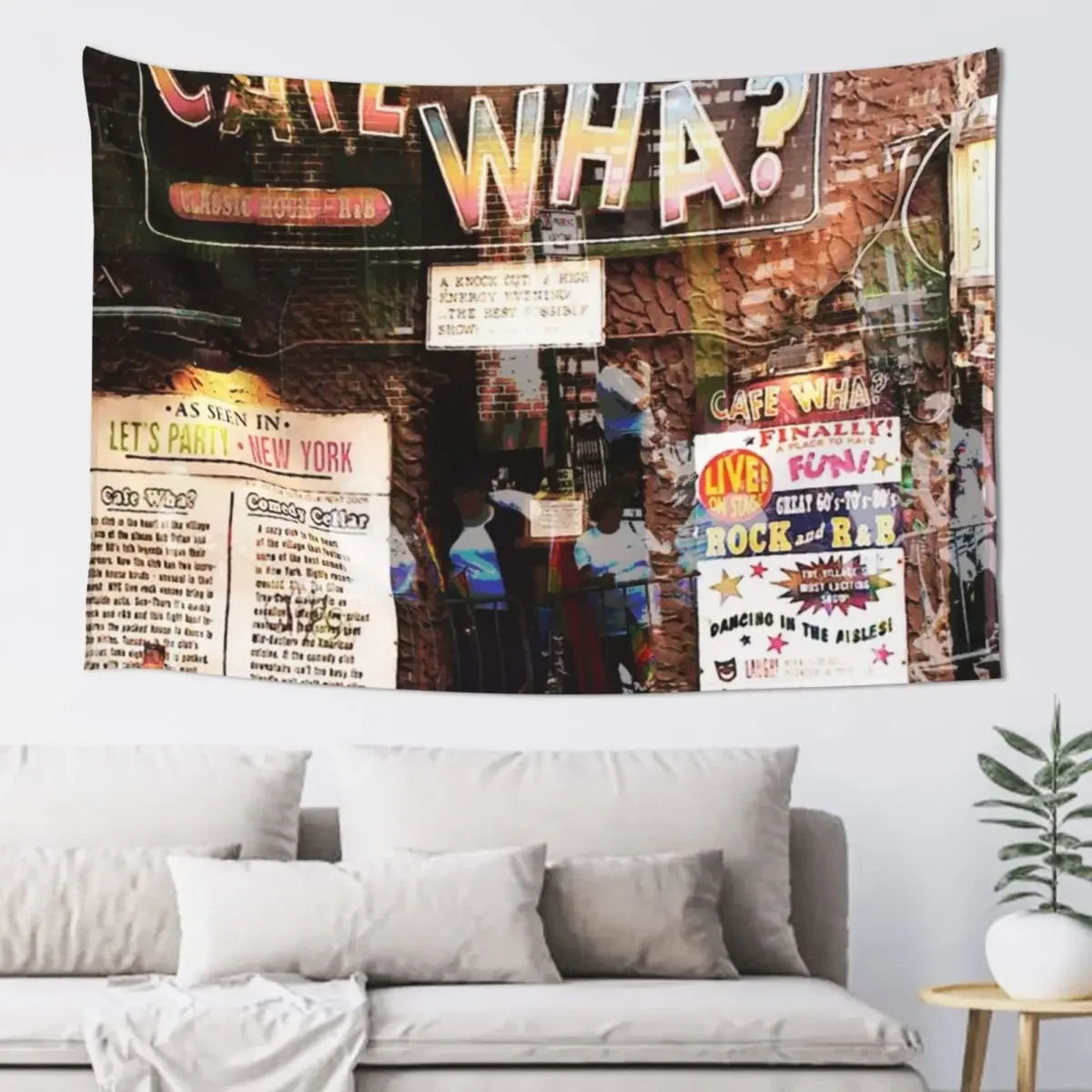 Cafe Wha, NYC, NY Tapestry Bedrooms Decor Home Decoration Accessories Room Decor Kawaii Room Decor Tapestry
Cafe Wha, NYC, NY Tapestry Bedrooms Decor Home Decoration Accessories Room Decor Kawaii Room Decor Tapestry