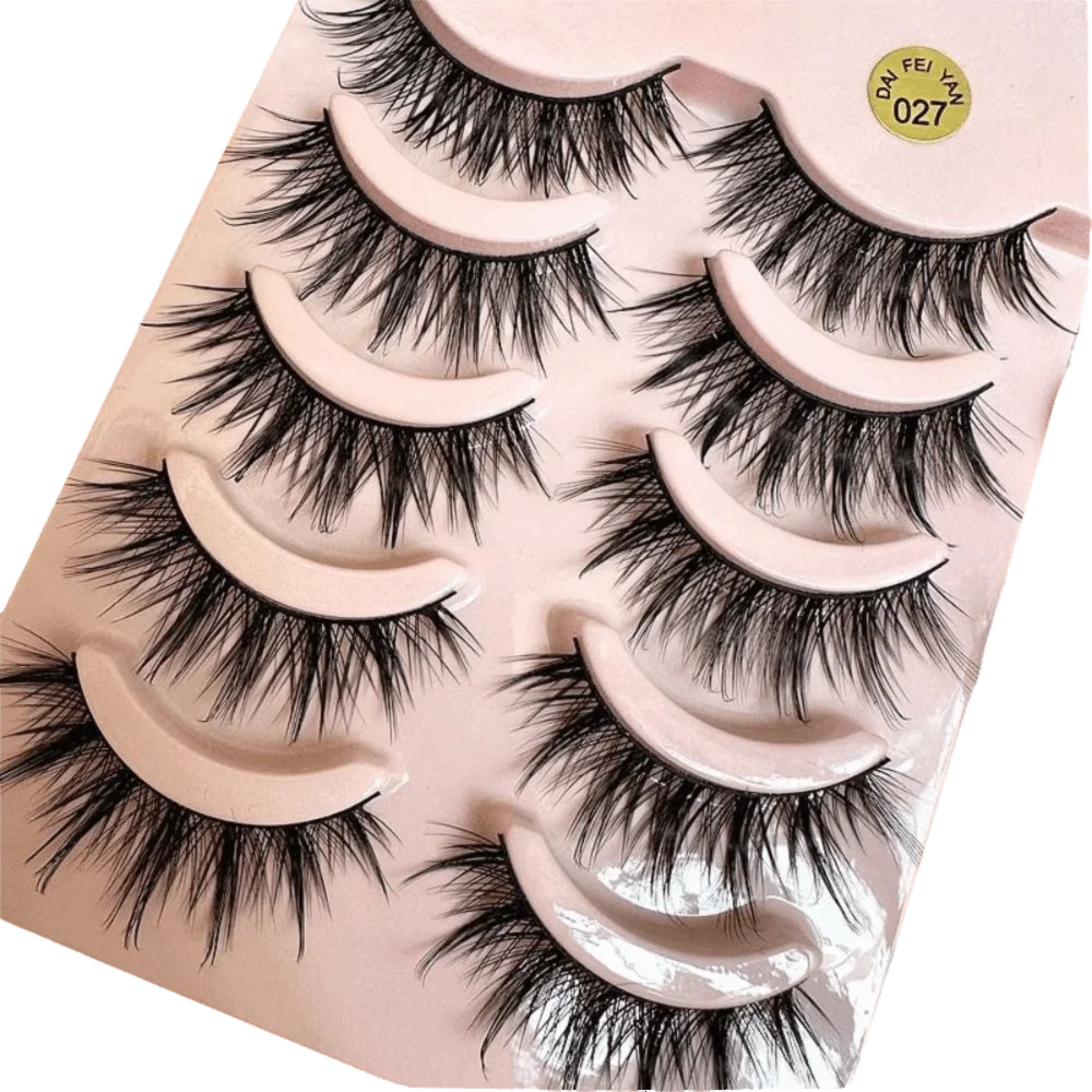 Black Thick False Eyelashes Curvature C Easy To Wear DIY Lashes Extension Lightweight Eye Makeup Dense Fake Eyelashes Daily
Black Thick False Eyelashes Curvature C Easy To Wear DIY Lashes Extension Lightweight Eye Makeup Dense Fake Eyelashes Daily