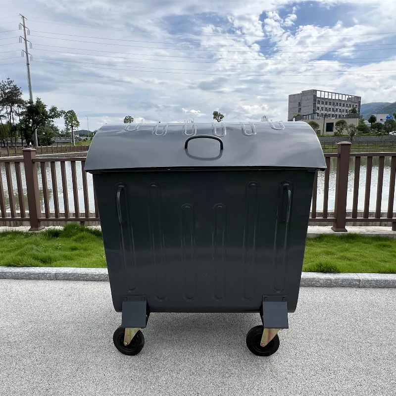 1100 Galvanized Steel Outdoor Metal Dumpster, Heavy Duty Industrial Waste Container with Wheels Waste Recycling Garbage
1100 Galvanized Steel Outdoor Metal Dumpster, Heavy Duty Industrial Waste Container with Wheels Waste Recycling Garbage