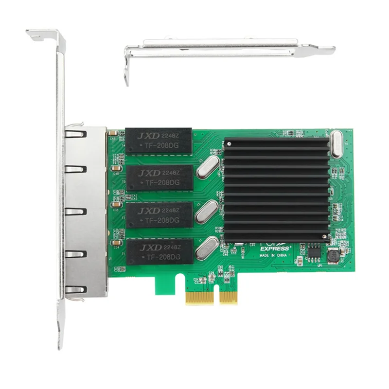 AM-4 Port Network Card PCI Express X1 To RJ45 RTL8111H Chip 10/100/1000Mbps Gigabit Ethernet Lan Card For PC Desktop Easy To Use
AM-4 Port Network Card PCI Express X1 To RJ45 RTL8111H Chip 10/100/1000Mbps Gigabit Ethernet Lan Card For PC Desktop Easy To Use