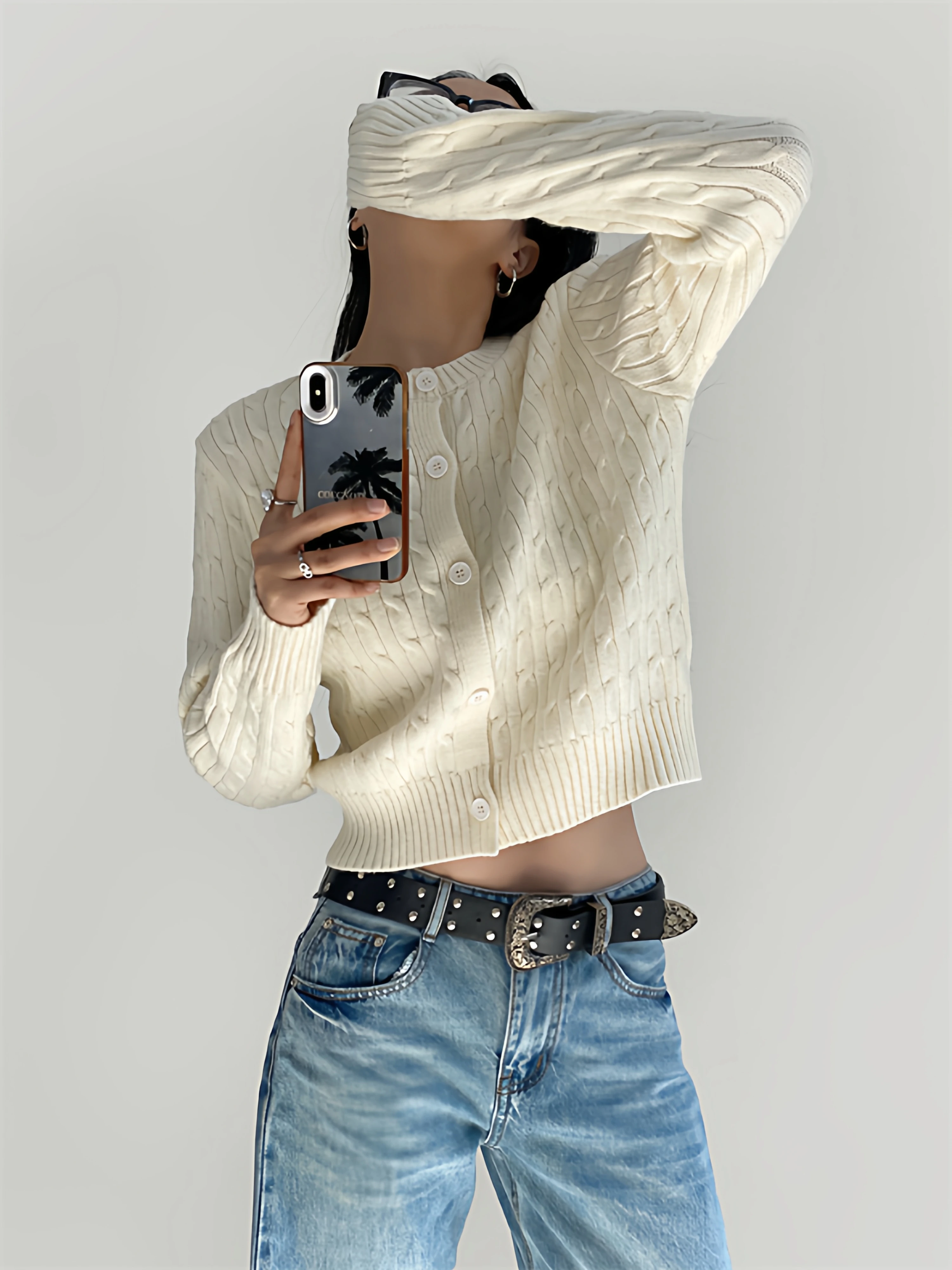 Trendy Short Sleeve Long Knitted Cardigan Spiral Patterned Spring Autumn College Style Women's Fashion Outerwear Student Coat
Trendy Short Sleeve Long Knitted Cardigan Spiral Patterned Spring Autumn College Style Women's Fashion Outerwear Student Coat