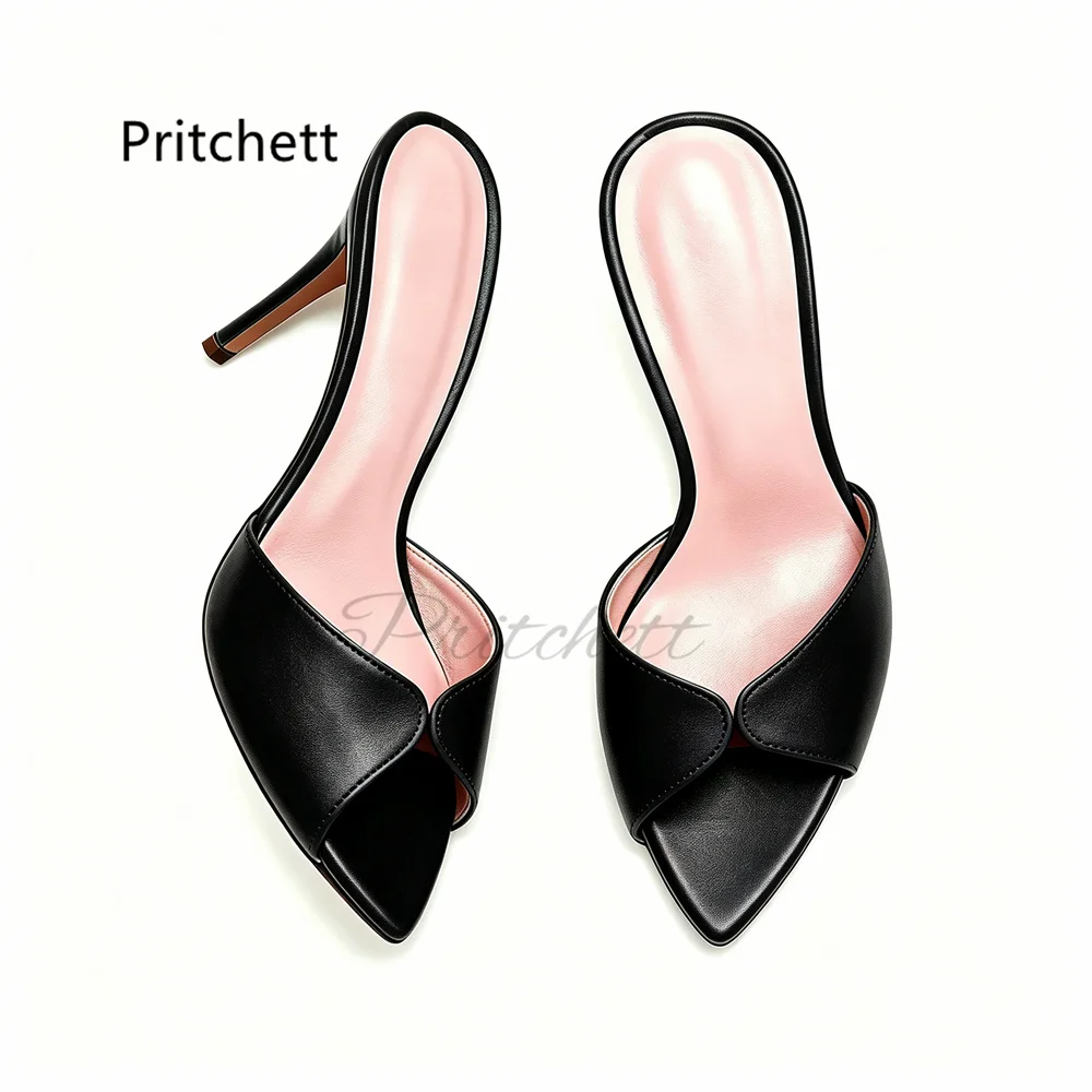 12Cm Stiletto Heel Matte Leather Slippers for Women Summer Shoes Pointed Open Toe High Heels Elegant Mules Modern Slippers
12Cm Stiletto Heel Matte Leather Slippers for Women Summer Shoes Pointed Open Toe High Heels Elegant Mules Modern Slippers