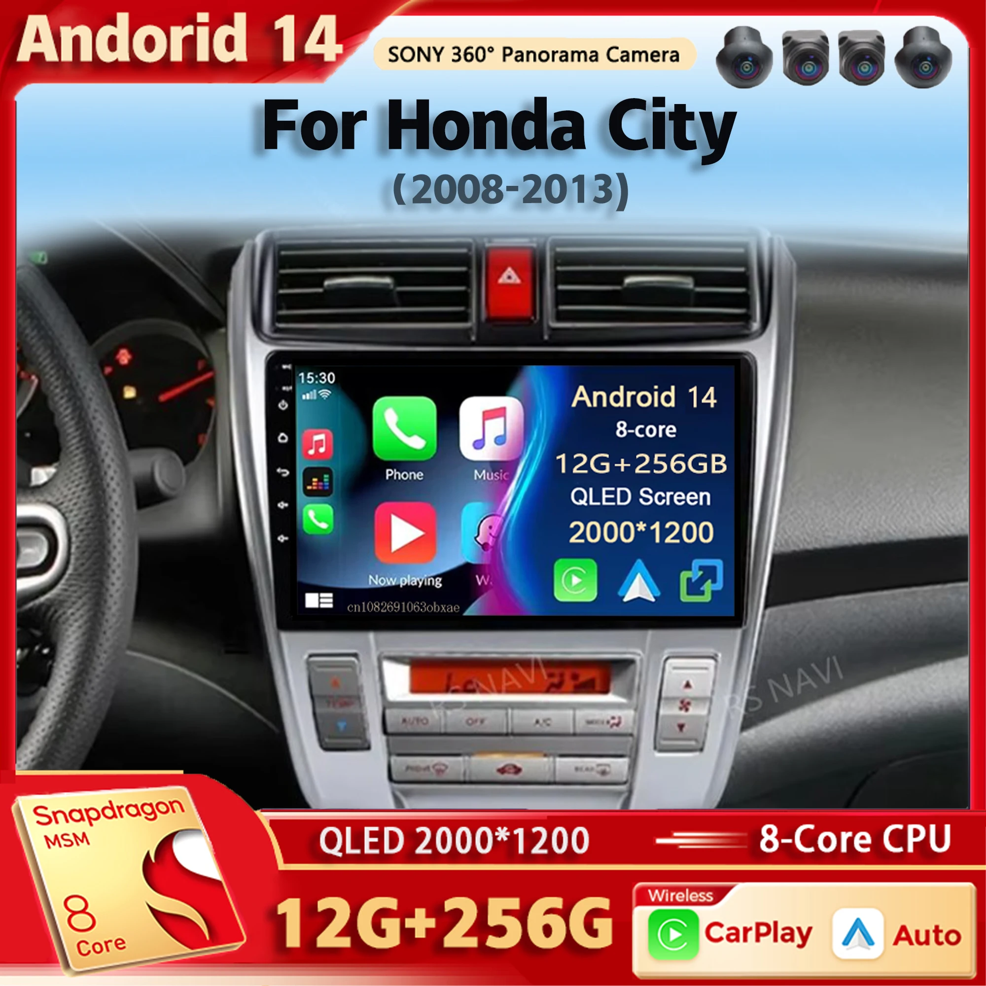 Автомобильный радиоприемник Android 14, мультимедийный плеер для Honda City 2008 2010 2011-2013, авто Carplay, автомобильная стереосистема DSP, Wi-Fi + 4G Ai Voice 2 Din
Автомобильный радиоприемник Android 14, мультимедийный плеер для Honda City 2008 2010 2011-2013, авто Carplay, автомобильная стереосистема DSP, Wi-Fi + 4G Ai Voice 2 Din