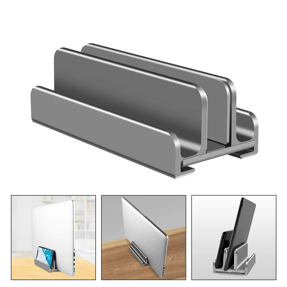 Aluminum Alloy 3 Slots Laptop Stand Holder Adjustable Hexagon Wrench Design Stable Multifunction Silica Gel Notebook Support
Aluminum Alloy 3 Slots Laptop Stand Holder Adjustable Hexagon Wrench Design Stable Multifunction Silica Gel Notebook Support