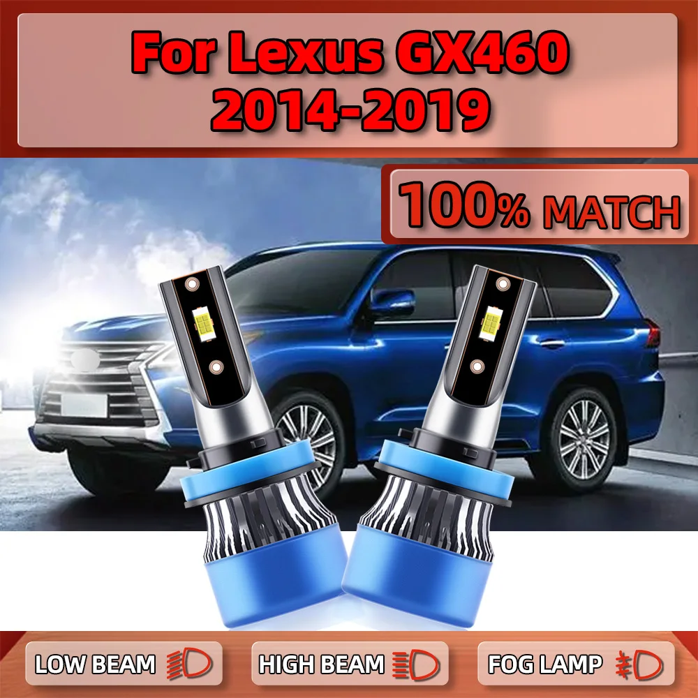 Canbus LED Headlight Bulbs 120W 20000LM High Beam Car Headlamps 12V 6000K White For Lexus GX460 2014 2015 2016 2017 2018 2019
Canbus LED Headlight Bulbs 120W 20000LM High Beam Car Headlamps 12V 6000K White For Lexus GX460 2014 2015 2016 2017 2018 2019