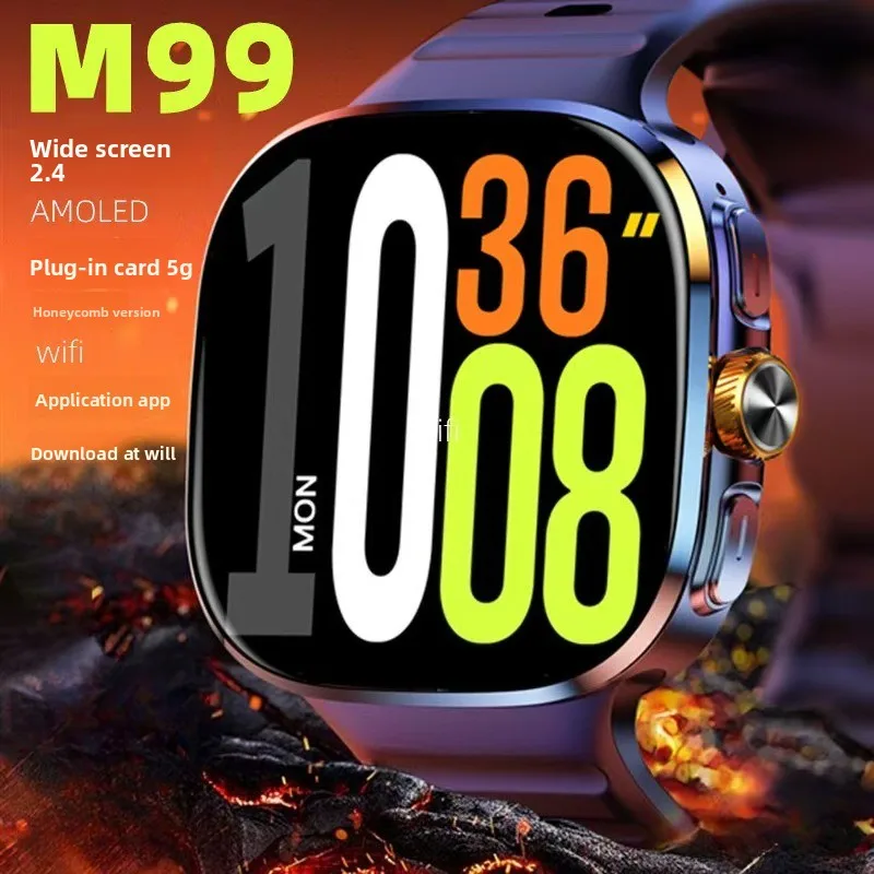 2026 5G Full Network Smart Watch 2.40 inch Big Screen HD Video Call RAM 2100mAh Google Play WIFI GPS Sim Card Smartwatch New M99
2026 5G Full Network Smart Watch 2.40 inch Big Screen HD Video Call RAM 2100mAh Google Play WIFI GPS Sim Card Smartwatch New M99