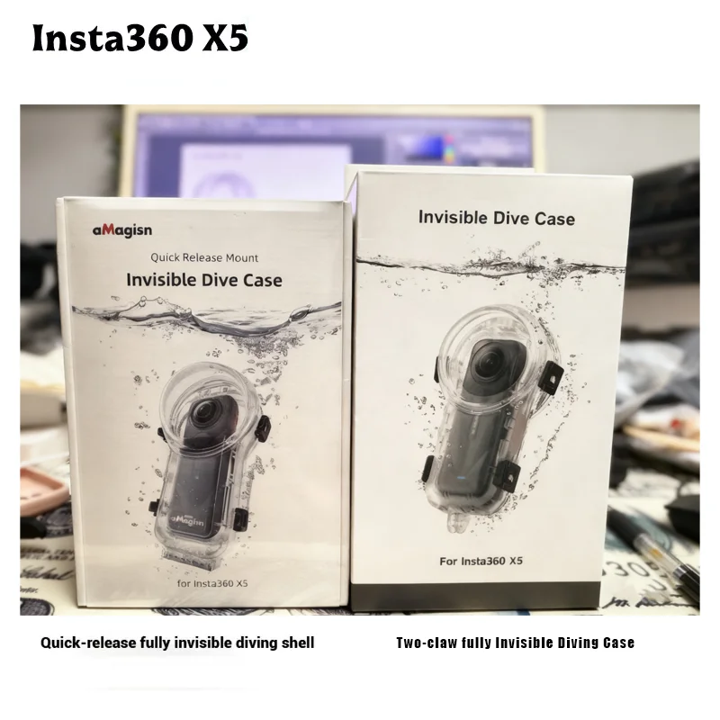 Невидимый водонепроницаемый чехол для подводной съемки Insta360 X5, 60 м/196 футов, защитный корпус для аксессуаров X5
Невидимый водонепроницаемый чехол для подводной съемки Insta360 X5, 60 м/196 футов, защитный корпус для аксессуаров X5