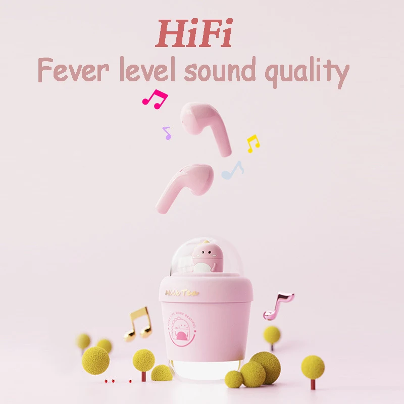 2024 Cute Bluetooth Earbuds Milk Tea Cups Shape In-Ear IPX6 Waterproof Earphone Hi-Fi Stereo Sound Earset with Mic for Kid Gifts
2024 Cute Bluetooth Earbuds Milk Tea Cups Shape In-Ear IPX6 Waterproof Earphone Hi-Fi Stereo Sound Earset with Mic for Kid Gifts