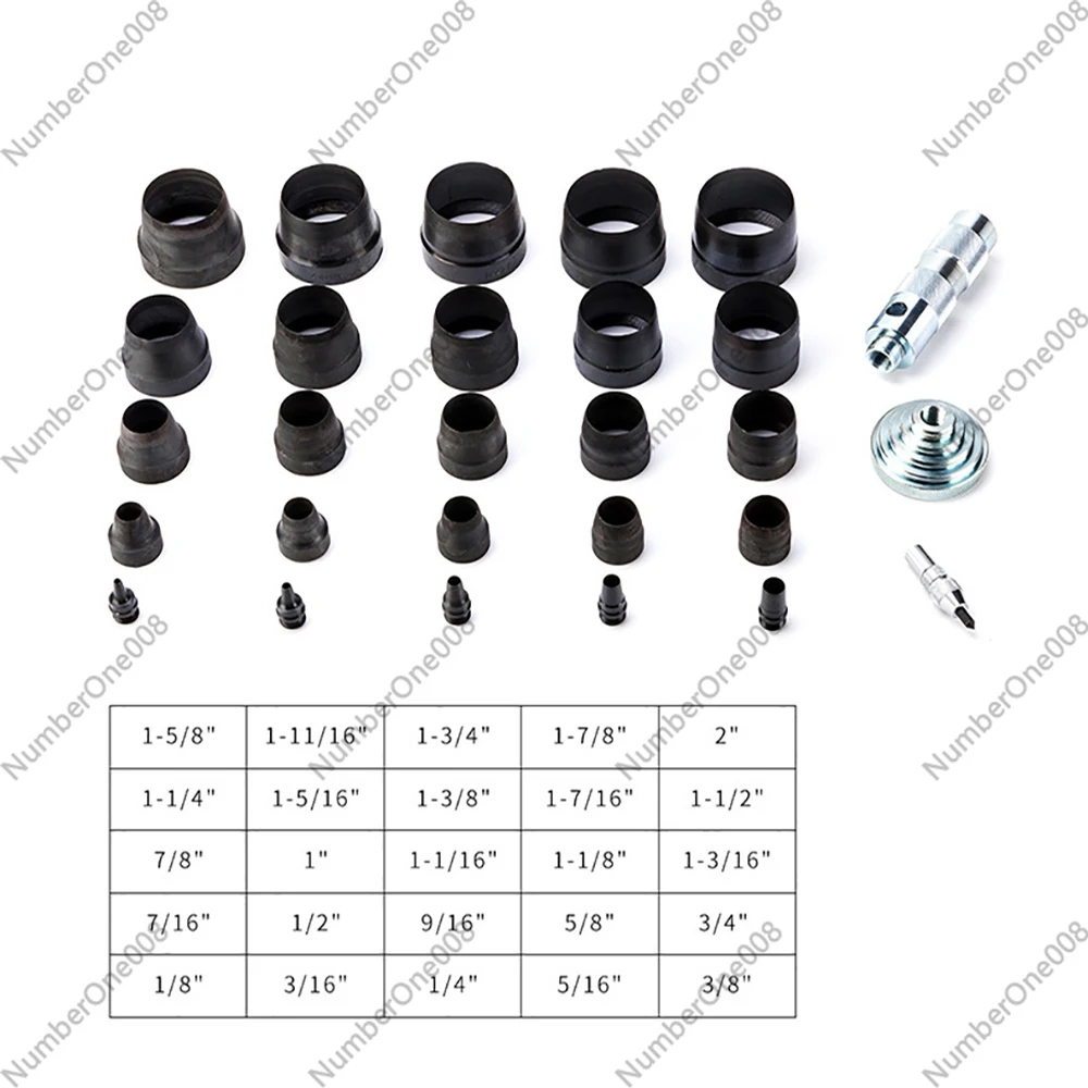 Leather Punch Set 45# High Carbon Steel Replaceable Diameter 3MM-50MM Round Hole DIY Handmade Leathercraft Belt Punching Tool
Leather Punch Set 45# High Carbon Steel Replaceable Diameter 3MM-50MM Round Hole DIY Handmade Leathercraft Belt Punching Tool