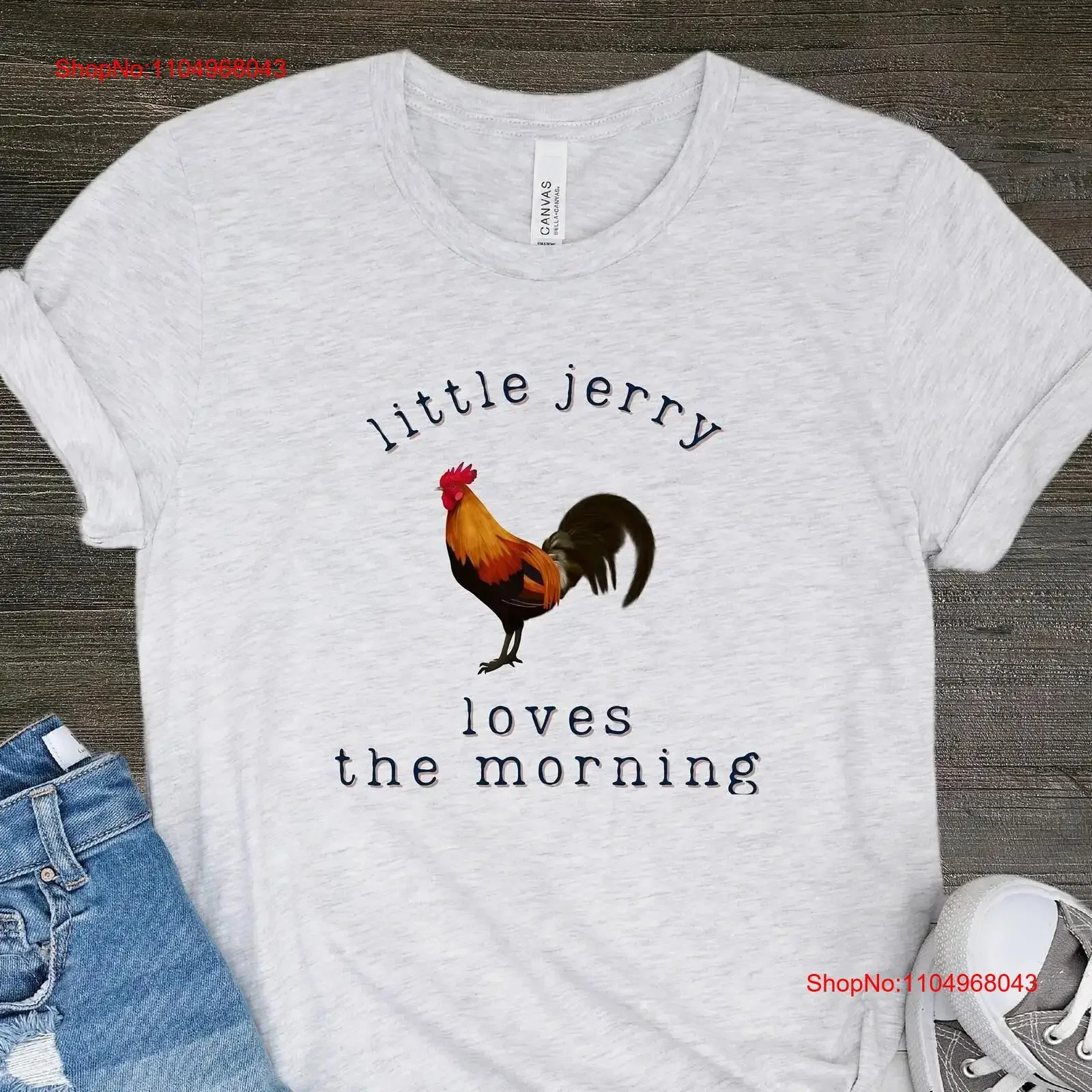 Little Jerry Loves the Morning T Shirt Rooster GifT Seinfeld Fan Kramer Funny vintage Washed fashion Versatile
Little Jerry Loves the Morning T Shirt Rooster GifT Seinfeld Fan Kramer Funny vintage Washed fashion Versatile