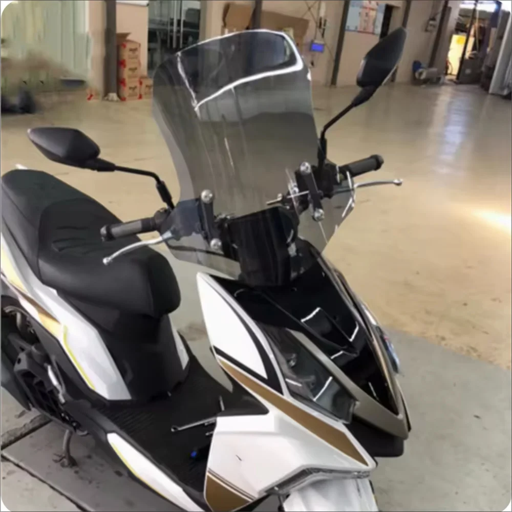 DRG158 Windshield Modification For SYM drg158 DRG158 Front Windshield with Adjustable Height Bracket Windshield Accessories
DRG158 Windshield Modification For SYM drg158 DRG158 Front Windshield with Adjustable Height Bracket Windshield Accessories