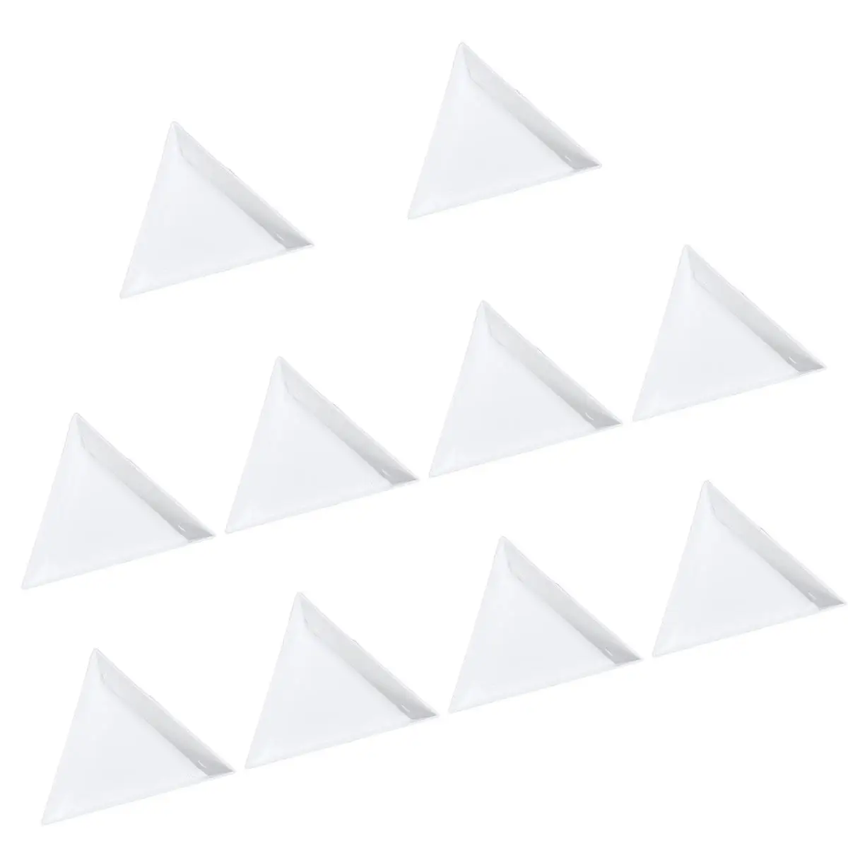 10Pcs Triangular Plastic Jewelry Plates for Bead Sorting Rhinestone Organization DIY Jewelry Making Supplies Compact Stackable
10Pcs Triangular Plastic Jewelry Plates for Bead Sorting Rhinestone Organization DIY Jewelry Making Supplies Compact Stackable