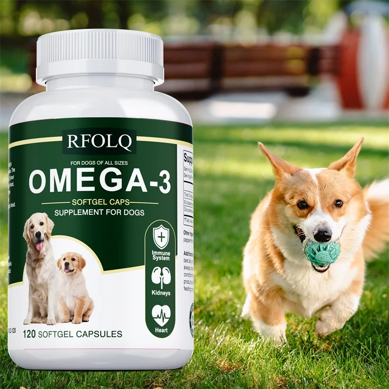 Omega 3 Fish Oil Canine Soft Gel - Good for Pets Skin & Coat, Itching, Shedding, Joints & Immune Health
Omega 3 Fish Oil Canine Soft Gel - Good for Pets Skin & Coat, Itching, Shedding, Joints & Immune Health