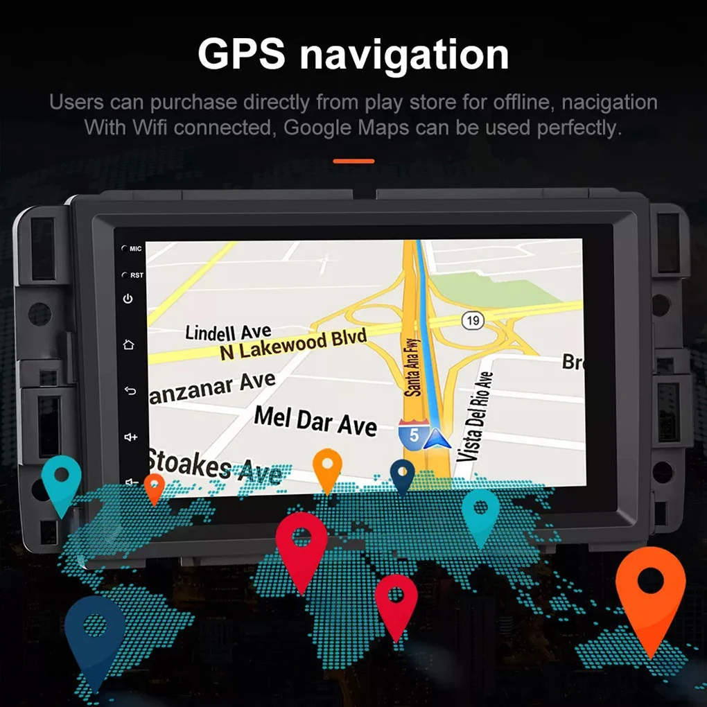 2 din Stereo For GMC Yukon Chevy Silverado Sierra Wireless Carplay Android auto Radio Multimedia Player GPS Navi Radio
2 din Stereo For GMC Yukon Chevy Silverado Sierra Wireless Carplay Android auto Radio Multimedia Player GPS Navi Radio