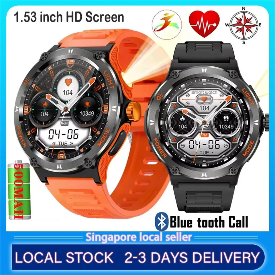 Оригинальные умные часы 3ATM, водонепроницаемые, 1,53 KT76, мужские спортивные часы с компасом и светодиодным фонариком, анализ сердечного ритма, сна, Bluetooth-вызов
Оригинальные умные часы 3ATM, водонепроницаемые, 1,53 KT76, мужские спортивные часы с компасом и светодиодным фонариком, анализ сердечного ритма, сна, Bluetooth-вызов