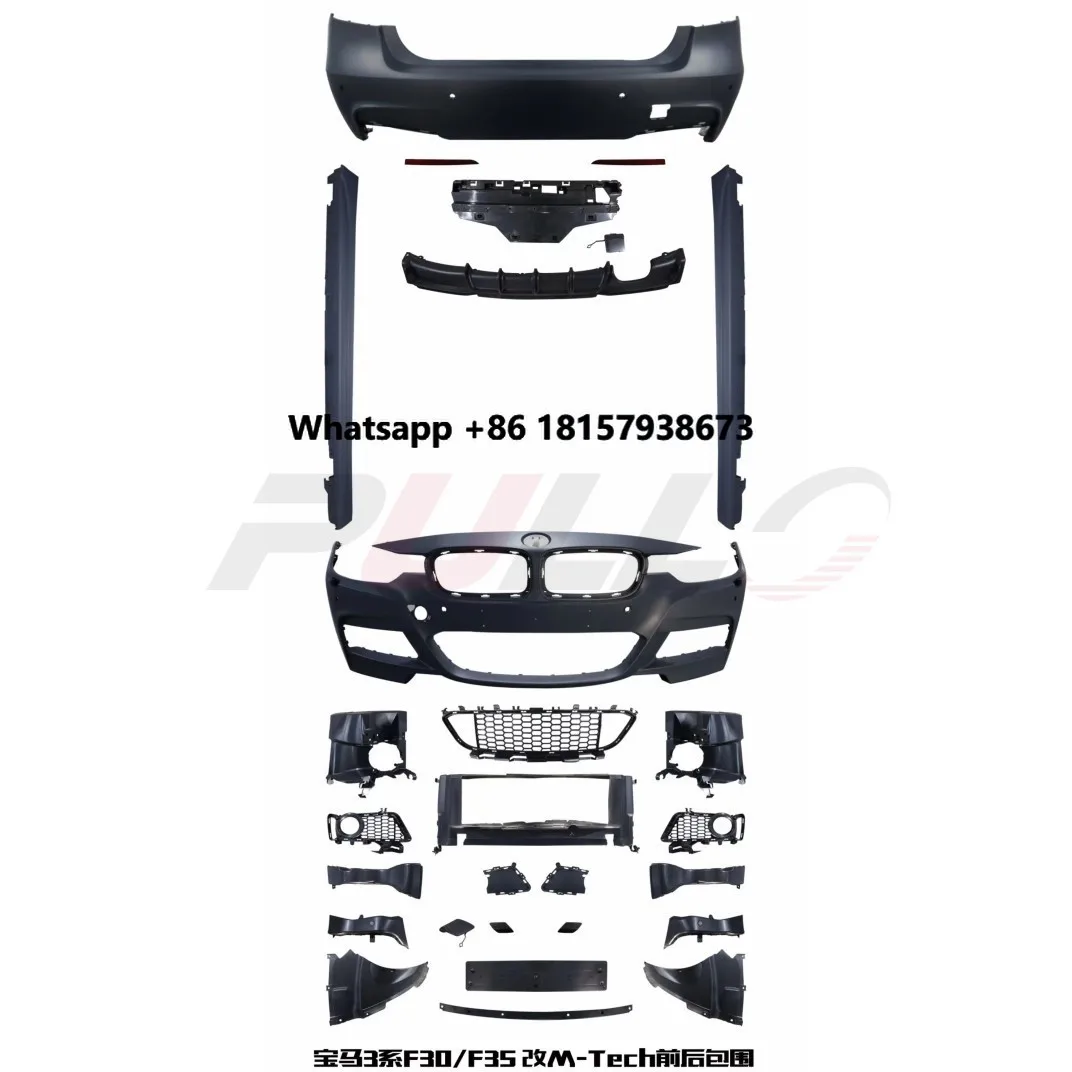 BodyKit for 3 F30 F35 2013-2019 Upgrade to MT BodyKit Include Front and Rear Bumper Assembly Side Skirt Exhaust Pipe
BodyKit for 3 F30 F35 2013-2019 Upgrade to MT BodyKit Include Front and Rear Bumper Assembly Side Skirt Exhaust Pipe