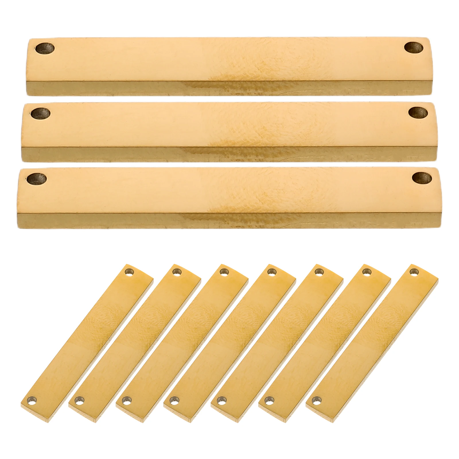 10 шт. пустой кулон из нержавеющей стали, прямоугольные металлические бирки, штамповка ювелирных аксессуаров, настраиваемые для брелков 
10 шт. пустой кулон из нержавеющей стали, прямоугольные металлические бирки, штамповка ювелирных аксессуаров, настраиваемые для брелков