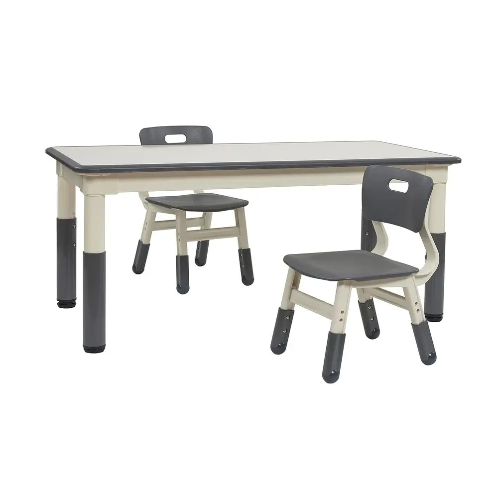Adjustable Grey Dry-Erase Activity Table Set with 2 Chairs for Kids, 3-Piece
Adjustable Grey Dry-Erase Activity Table Set with 2 Chairs for Kids, 3-Piece