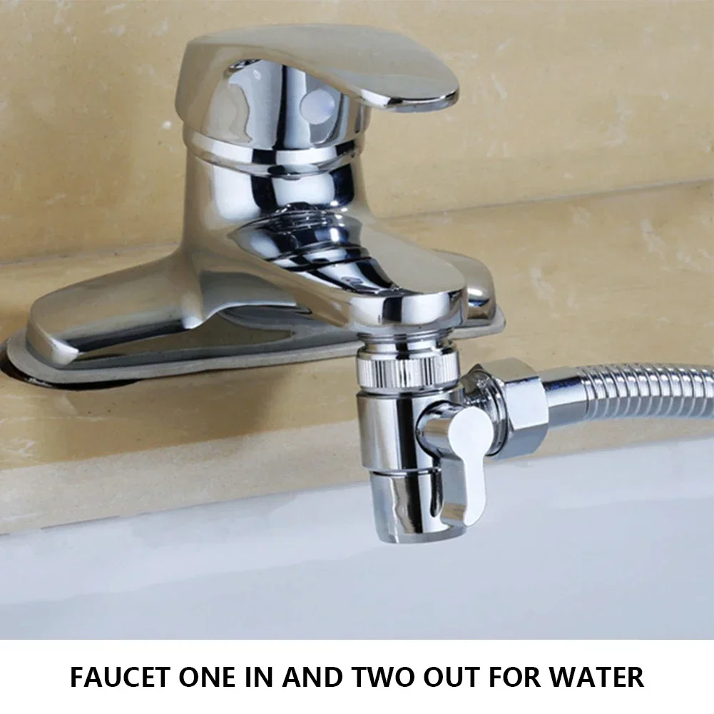 3 Way Water Tap Connector Leak-Proof Faucet Diverter Valve Copper Faucet Connector Splitter Easy-to-Install for Bathroom Kitchen
3 Way Water Tap Connector Leak-Proof Faucet Diverter Valve Copper Faucet Connector Splitter Easy-to-Install for Bathroom Kitchen