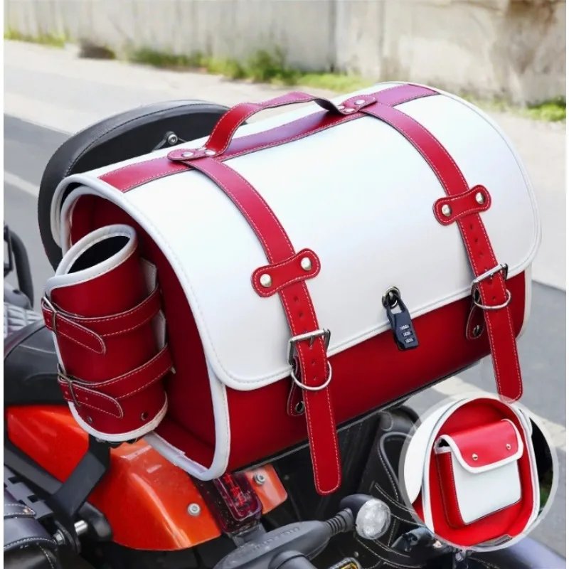 Motorcycle Retro Rear Seat Bag Large Motorcycle Trunk Universal Scooter Electric Vehicle Helmet Storage Bag 33L
Motorcycle Retro Rear Seat Bag Large Motorcycle Trunk Universal Scooter Electric Vehicle Helmet Storage Bag 33L
