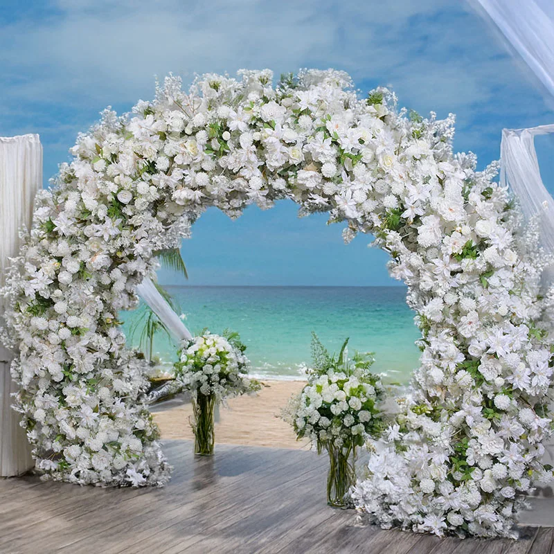 Artificial Hydrangea Flower Arrangement Wedding Scene Decoration Arch Display Window Exhibition Hall Decoration Green Plants
Artificial Hydrangea Flower Arrangement Wedding Scene Decoration Arch Display Window Exhibition Hall Decoration Green Plants