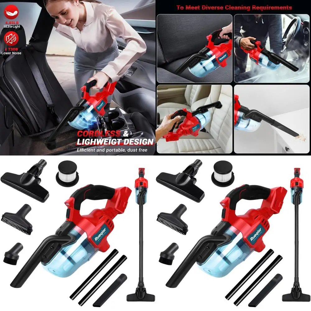 Многофункциональный ручной электрический пылесос 5-в-1, 400 Вт, портативный, для уборки шерсти животных и в автомобиле (батарея в комплект не входит)
Многофункциональный ручной электрический пылесос 5-в-1, 400 Вт, портативный, для уборки шерсти животных и в автомобиле (батарея в комплект не входит)