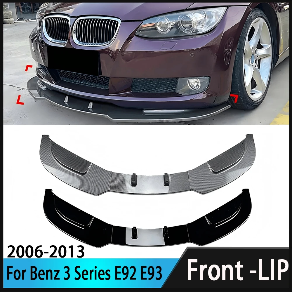 Carbon Fiber Front Bumper Lip For BMW E92 E93 3 Series 2006-2013 Exterior Car Styling Body Kit
Carbon Fiber Front Bumper Lip For BMW E92 E93 3 Series 2006-2013 Exterior Car Styling Body Kit