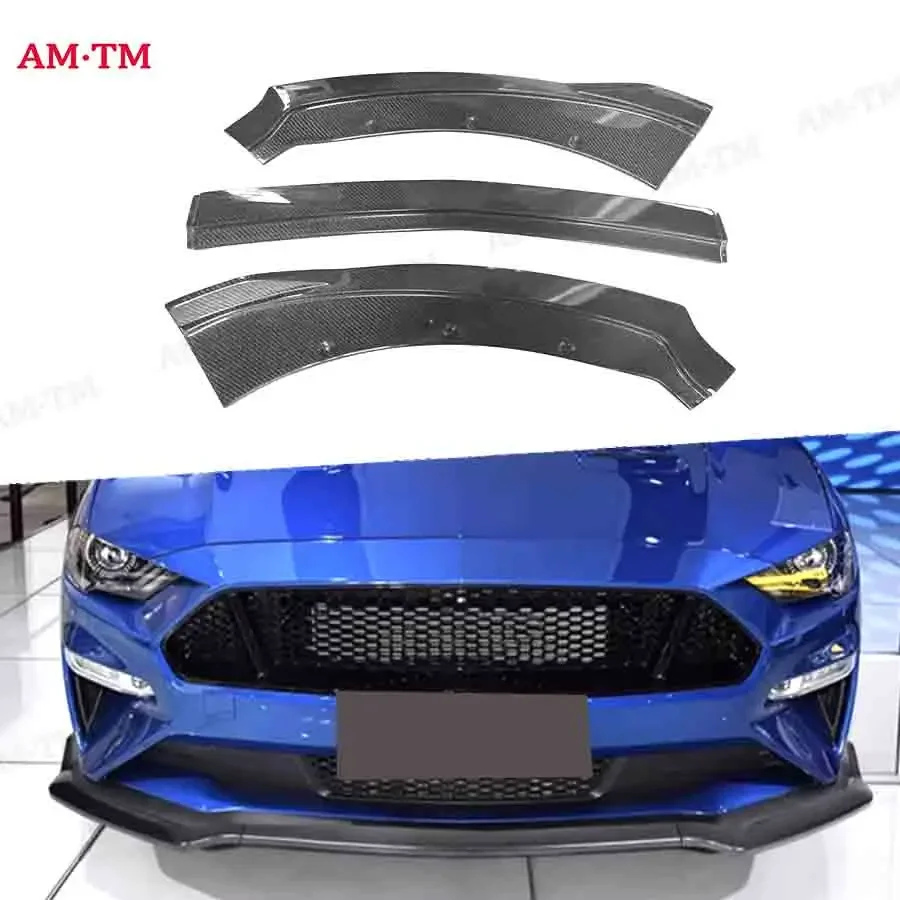 For Ford Mustang 2018-2021 High quality Carbon Fiber Car Front Bumper Lip Front lip Three-paragraph Front Chin Spoiler
For Ford Mustang 2018-2021 High quality Carbon Fiber Car Front Bumper Lip Front lip Three-paragraph Front Chin Spoiler