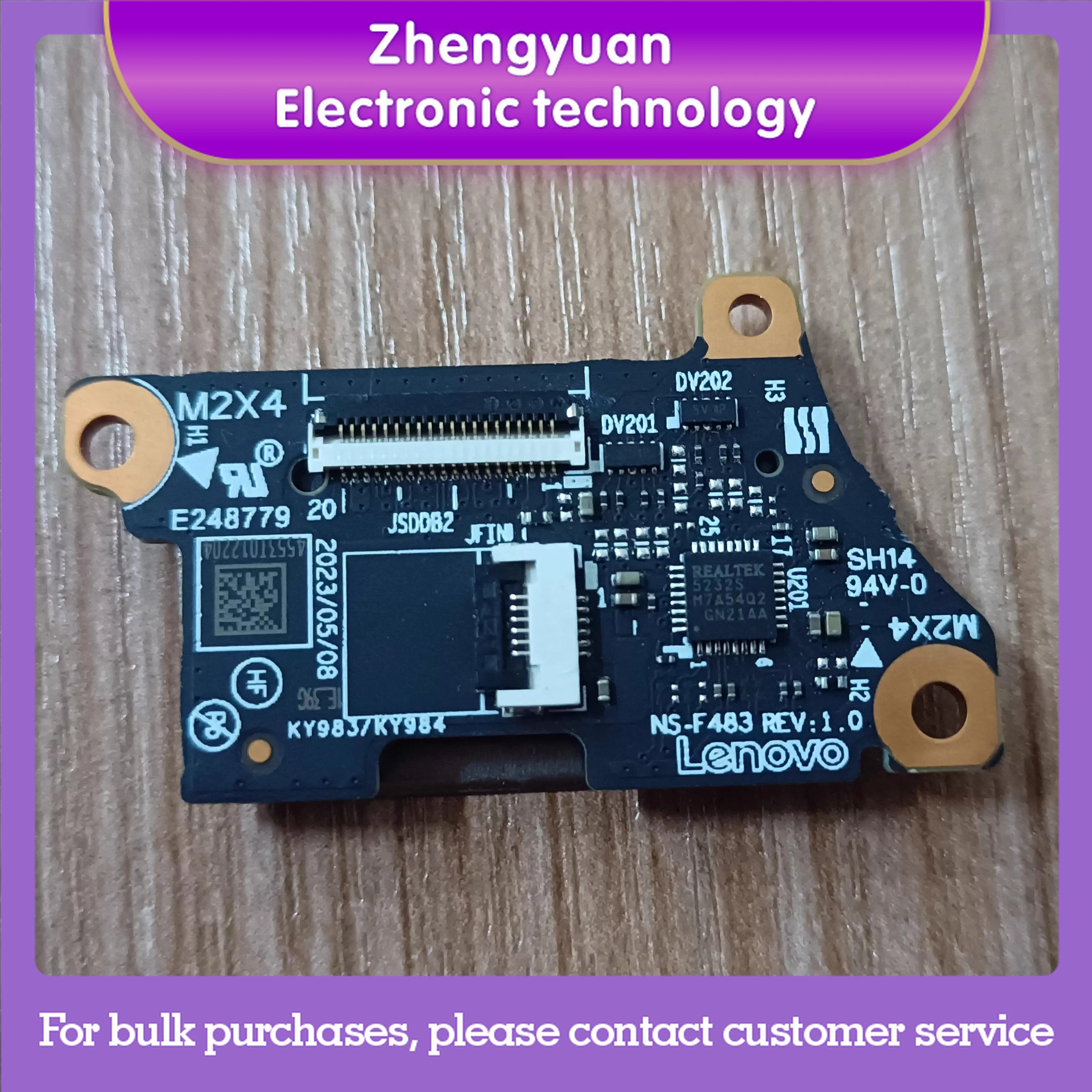 For Savior Y9000K IRX8 Legion 9 16IRX8 23 models, card reader small plate NS-F483
For Savior Y9000K IRX8 Legion 9 16IRX8 23 models, card reader small plate NS-F483