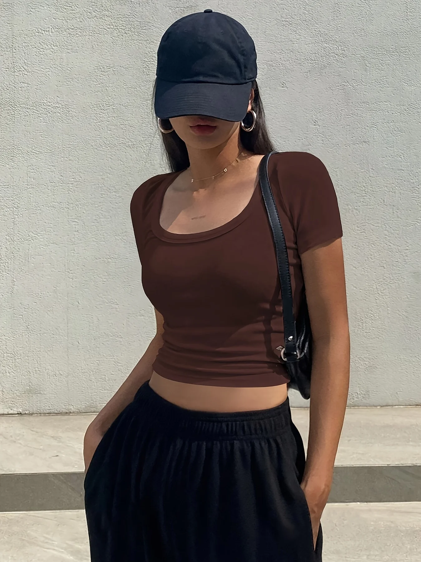 Women's four-piece casual T-shirt top
Women's four-piece casual T-shirt top