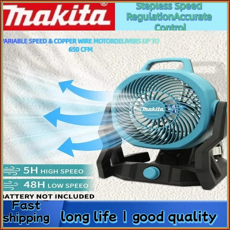 Makita for BL1830 M18 DCB200 18V Lithium Battery Cordless Portable Camping Fan Powered Desktop Floor Fan Tool
Makita for BL1830 M18 DCB200 18V Lithium Battery Cordless Portable Camping Fan Powered Desktop Floor Fan Tool
