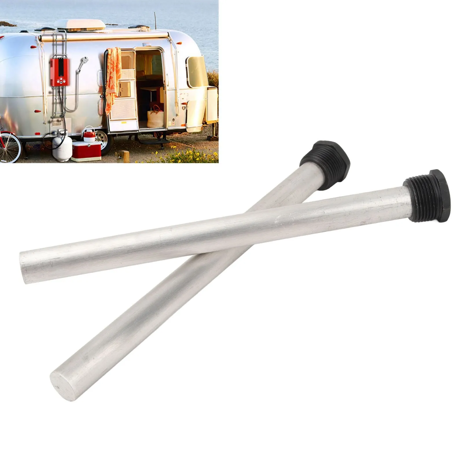 2 шт. анодный стержень водонагревателя для автодома 19 х 235 мм 3/4 дюйма NPT защитный анодный стержень для водонагревателей Mor-Flo RV
2 шт. анодный стержень водонагревателя для автодома 19 х 235 мм 3/4 дюйма NPT защитный анодный стержень для водонагревателей Mor-Flo RV
